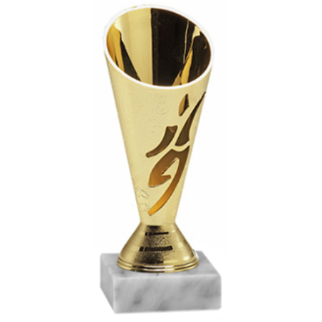 cod. P.CAL15.308G - Trofeo calcio gold cm 15