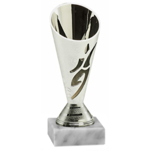 cod. P.CAL15.308S - Trofeo calcio silver cm 15