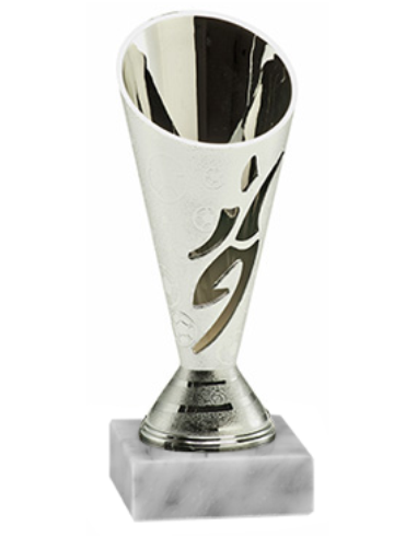cod. P.CAL15.308S - Trofeo calcio silver cm 15
