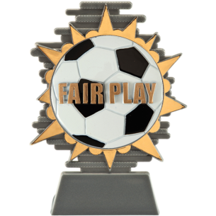cod. P.CAL25.800.37 - Trofeo calcio fair play cm 14
