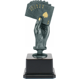 cod. P.CAR02 - Trofeo carte cm 17