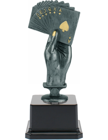 cod. P.CAR02 - Trofeo carte cm 17