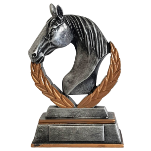 cod. P.CAV16.502 - Trfeo cavallo cm 18