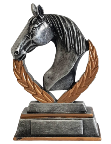cod. P.CAV16.502 - Trfeo cavallo cm 18