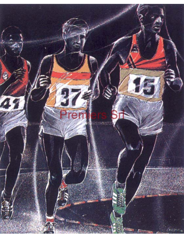 cod. P.CO23 - Cornice con Poster Corsa 24x18