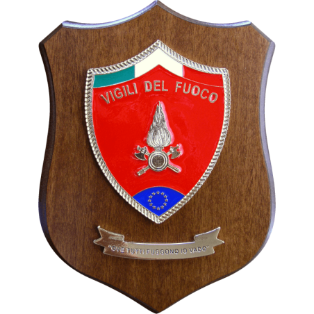 cod. P.CR03 - Crest Vigili del Fuoco cm 20