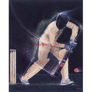 cod. P.CRI01 - Cornice con Poster Cricket 24x18