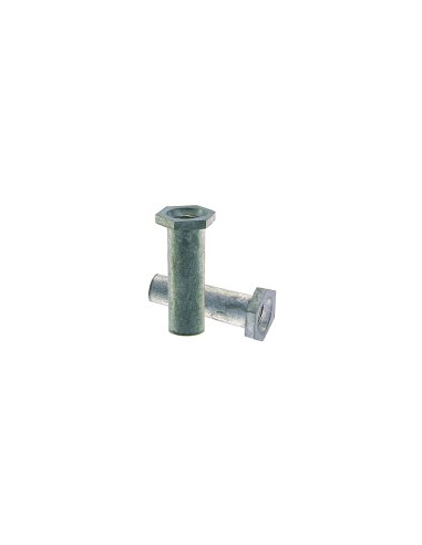 cod. P.GAD28.005 - Conf.100 bulloni 1/4" cm 2