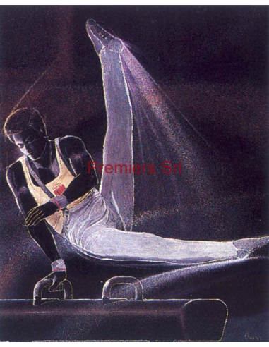 cod. P.GI13 - Cornice con Poster Ginnastica 24x18