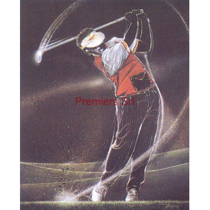 cod. P.GOL11 - Cornice con Poster Golf 24x18