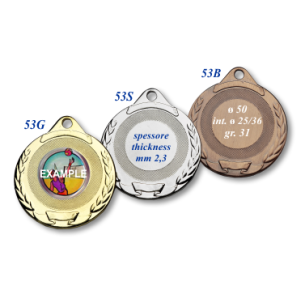 cod. P.M50.22.325.53S - Medaglia mm 50