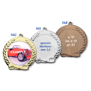 cod. P.M70.22.327.56S - Medaglia mm 70