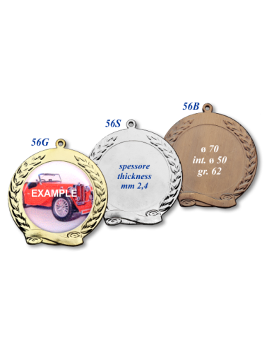 cod. P.M70.22.327.56S - Medaglia mm 70