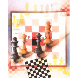 cod. P.SC01 - Cornice con Poster Scacchi 24x18