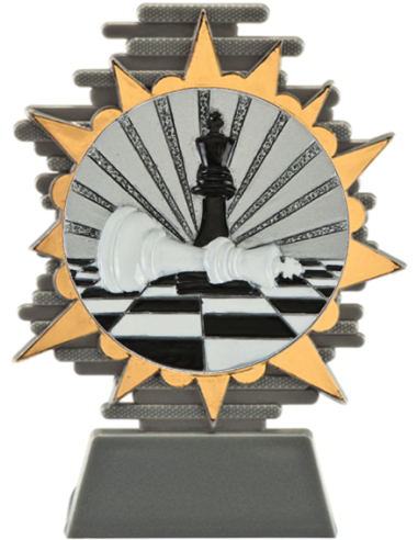 cod. P.SC25.800.30 - Trofeo scacchi cm 14