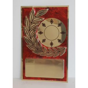 cod. P.TA13.12 - Targa alluminio cm 13X8