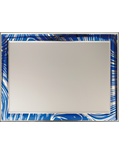 cod. P.TA19.603SB - Targa alluminio cm 16x12