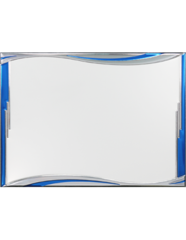 cod. P.TA19.823BW - Targa alluminio cm 16x12