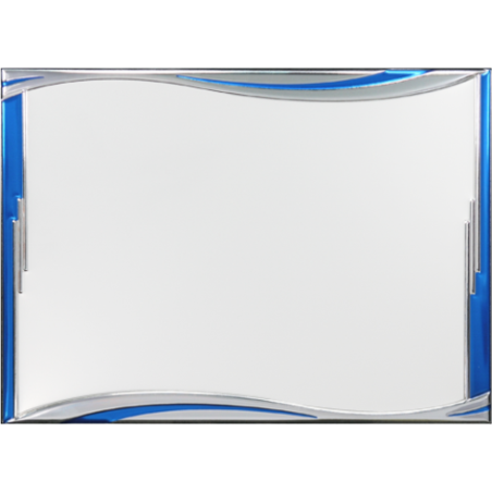 cod. P.TA19.823BW - Targa alluminio cm 16x12