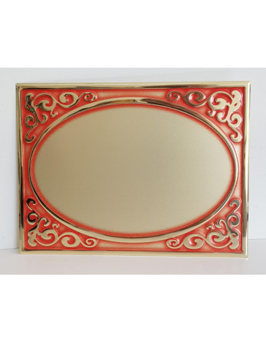 cod. P.TA20.25 - Targa alluminio cm 20X15