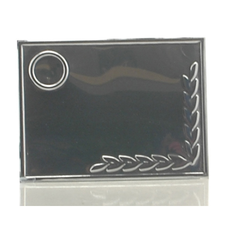 cod. P.TA20.29 - Targa alluminio 20x15