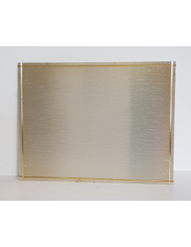 cod. P.TAQ13.03 - Targa silver cm 13X10
