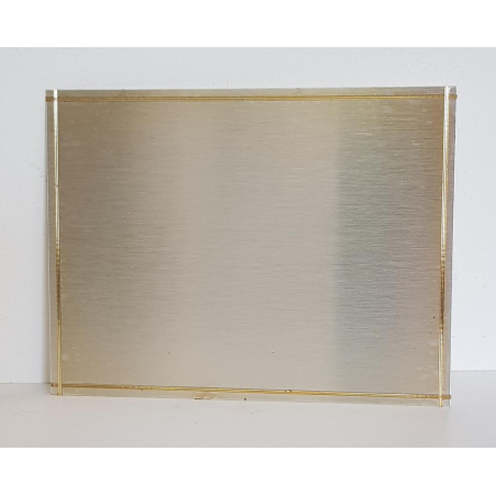 cod. P.TAQ13.03 - Targa silver cm 13X10