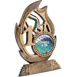 cod. P.TR18.385 - Trofeo numero 1 cm 18