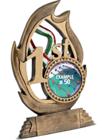 cod. P.TR18.385 - Trofeo numero 1 cm 18
