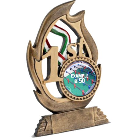 cod. P.TR18.385 - Trofeo numero 1 cm 18