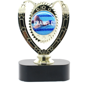 cod. P.TR18.388A - Trofeo alloro cm 17