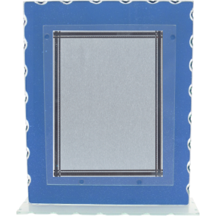 cod. P.TRC28.07 - Trofeo targa cristallo cm 23x28