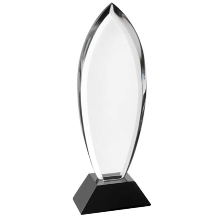 cod. P.TRC30.02 - Trofeo targa cristallo cm 30