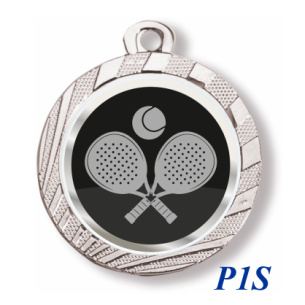 cod. 23.280.32.P1SQ - Medaglia mm 32 inf.100pcs padel