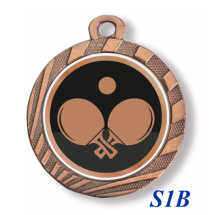 cod. 23.280.32.S1BQ - Medaglia mm 32 inf.100pcs ping pong