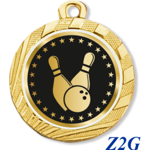 cod. 23.280.32.Z2GQ - Medaglia mm 32 inf.100pcs bowling