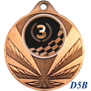 cod. 23.285.50.D5BQ - Medaglia mm 50 inf.100pcs racing n. 3