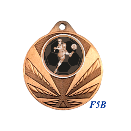 cod. 23.285.50.F5BQ - Medaglia mm 50 inf.100pcs calcio 2