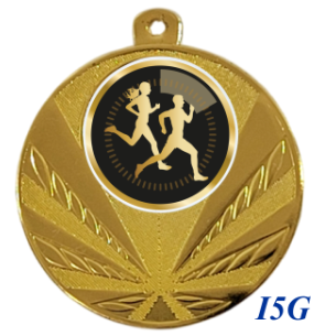 cod. 23.285.50.I5GQ - Medaglia mm 50 inf.100pcs corsa
