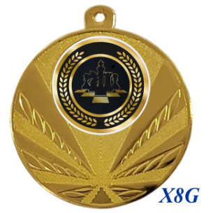 cod. 23.285.50.X8GQ - Medaglia mm 50 inf.100pcs scacchi