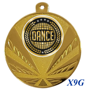 cod. 23.285.50.X9GQ - Medaglia mm 50 inf.100pcs dance