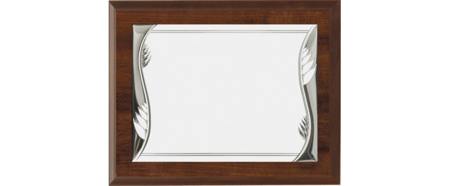 Set targhe e supporti in legno